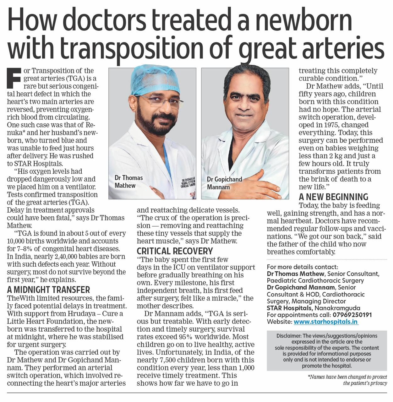 Dr. Thomas Mathew & Dr. Gopichand Mannan