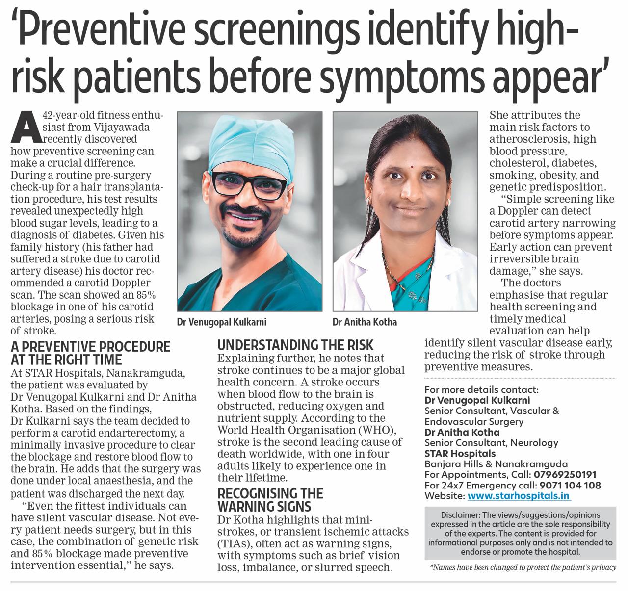 Dr. Venugopal Kulkarni & Dr. Anitha Kotha