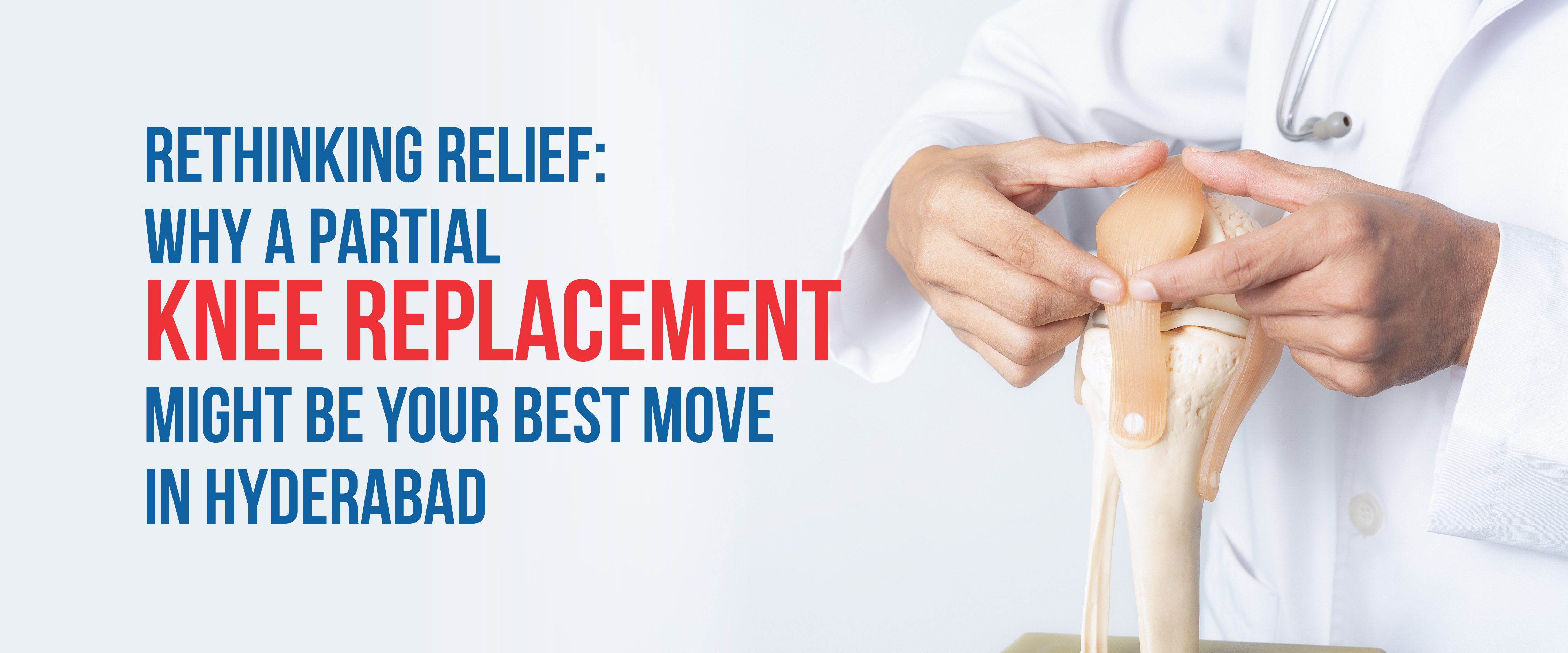 Partial knee replacement